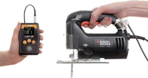 power tool vibration measurement