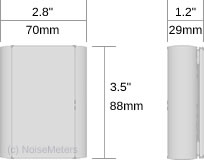 livenoise terminal dimensions